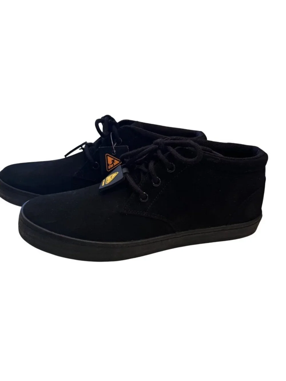 Eurostar Mason Black Mens Size 7.5 EU 40 Slip Resistant High Top Sneaker NWB